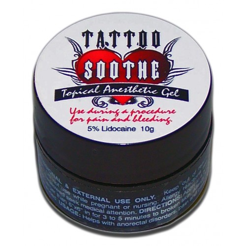 Tattoo Soothe Topical Anesthetic Gel - 1oz.